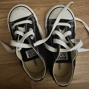 Converse Kids Black and White Sneakers